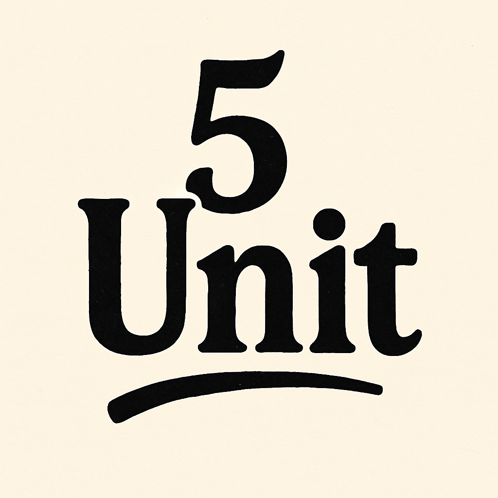 5 Units – Custom Digital Order